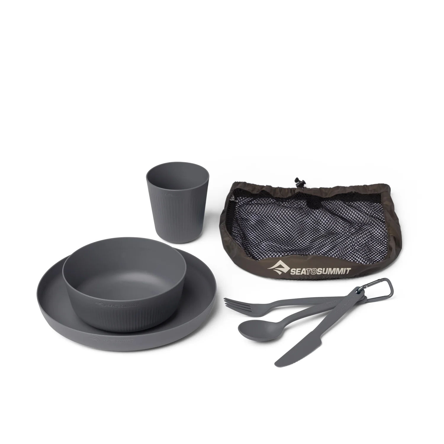 Camp Dinnerware Set with Mesh Sack - [6 Piece] - Image 13